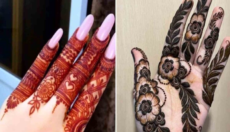 Mehandi Design Simple Front Hand