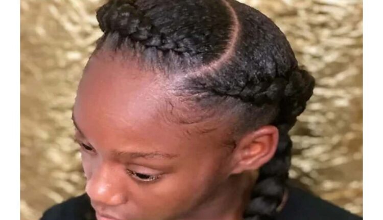 2 Feed In Braids With Designs