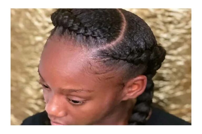 2 Feed In Braids With Designs