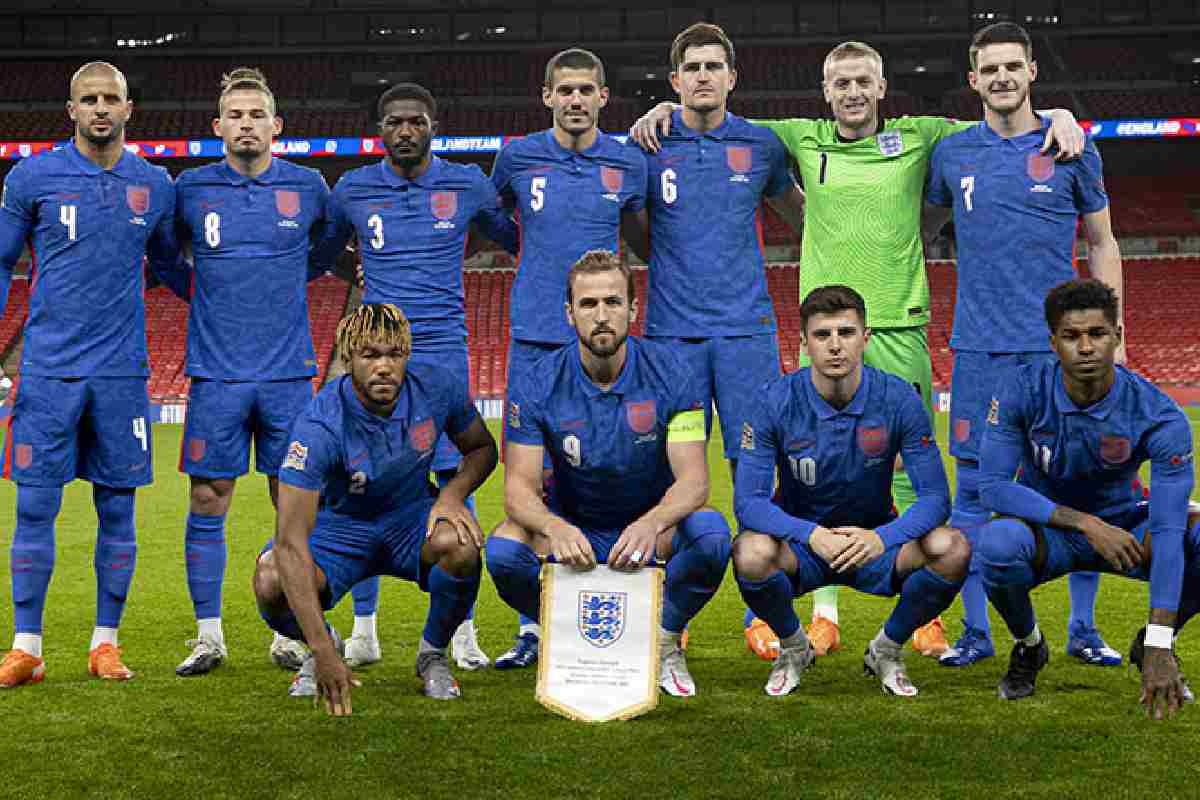 Denmark National Football Team vs England National Football Team Lineups