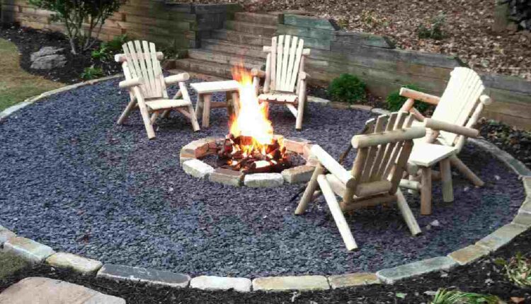 Low Cost Fire Pit Landscape Design