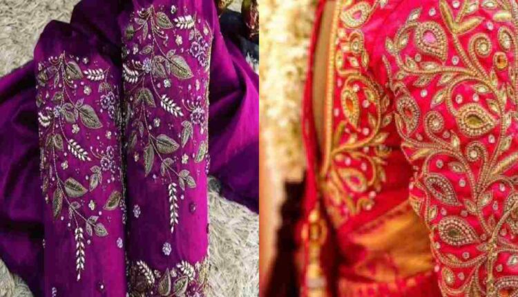 Marriage Bridal Maggam Work Blouse Designs