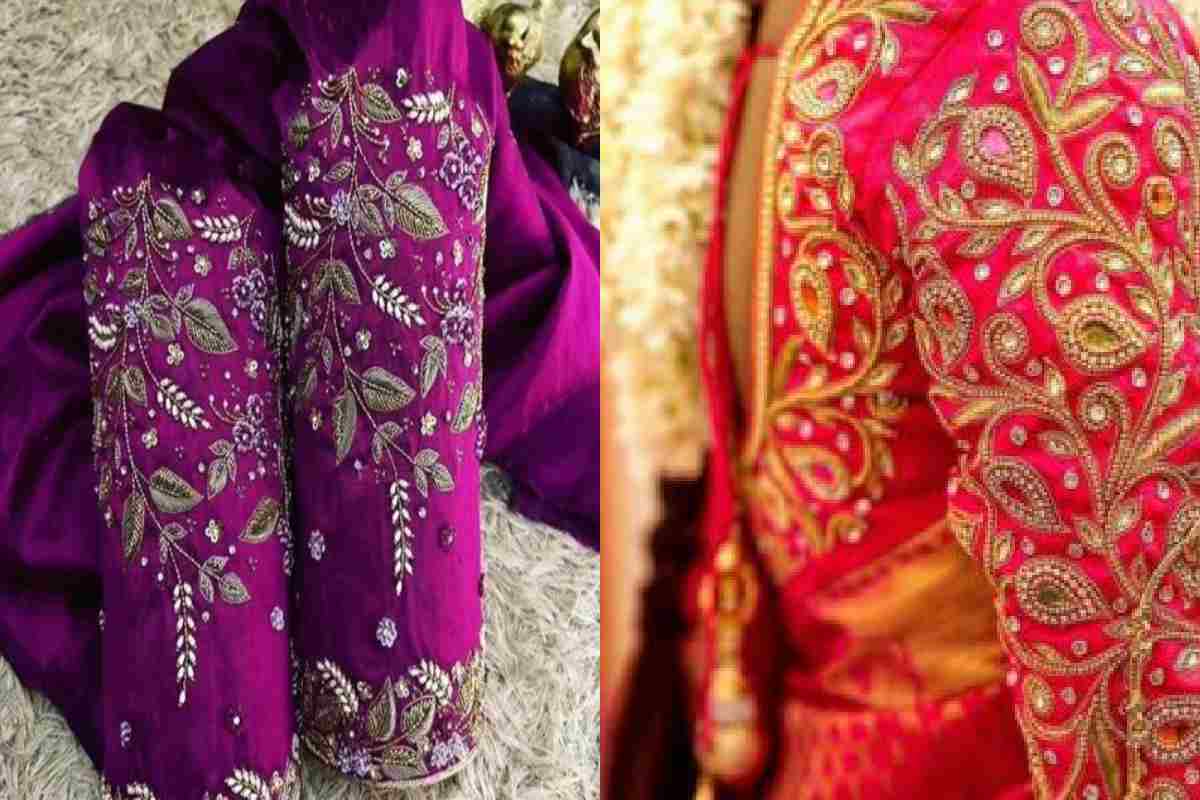 Marriage Bridal Maggam Work Blouse Designs