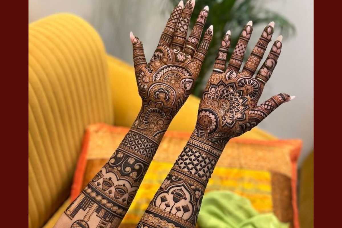 Mehndi Design Full Hand Easy and Beautiful