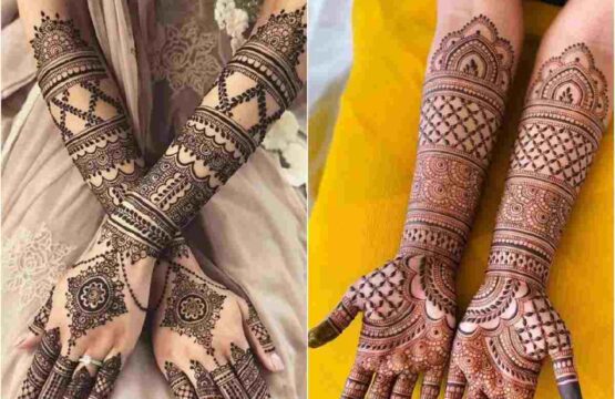 Modern Full Hand Mehndi Design Back