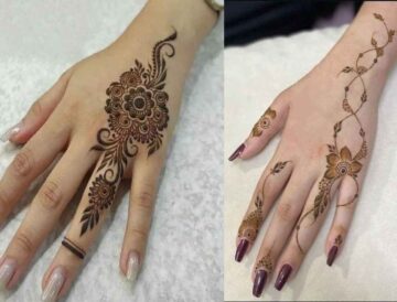 Simple Mehndi Design Photo Back Hand