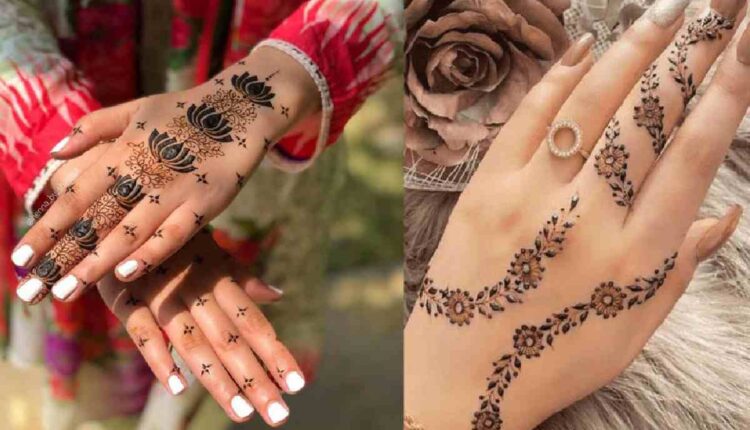 Simple Mehndi Designs For Back Hand