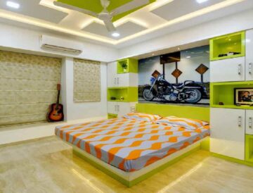 Unique Modern Small Bedroom Ceiling Design