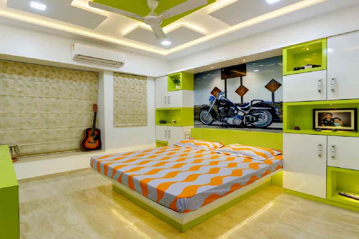Unique Modern Small Bedroom Ceiling Design