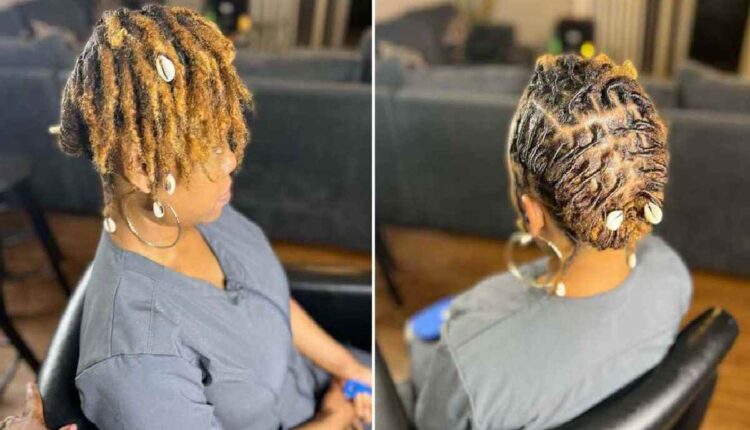 Updo Short Loc Styles for Females