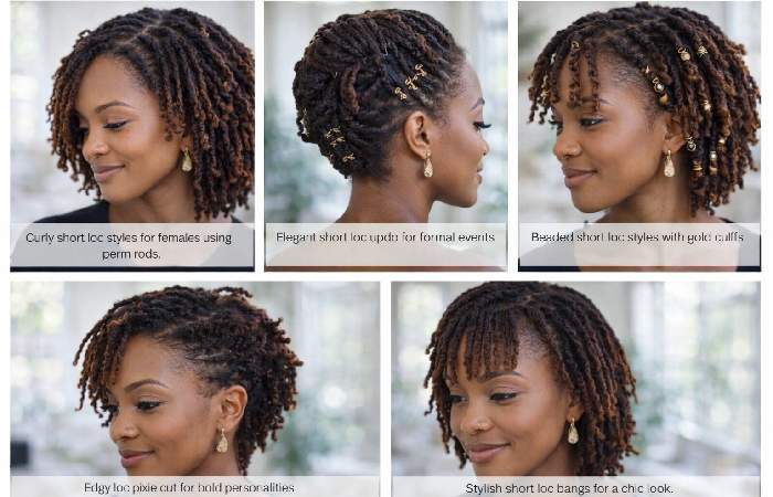 35 Trendy Short Loc Styles