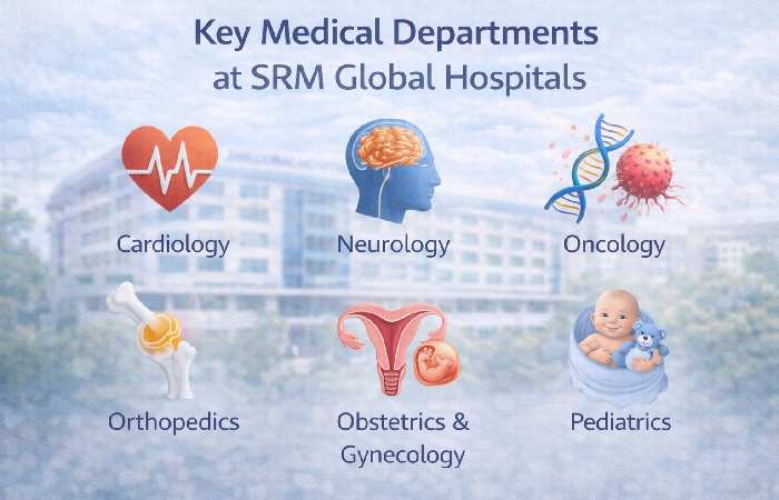 Key Medical Departments at SRM Global Hospitals