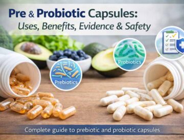 Pre & Probiotic Capsules: Uses, Benefits, Evidence & Safety