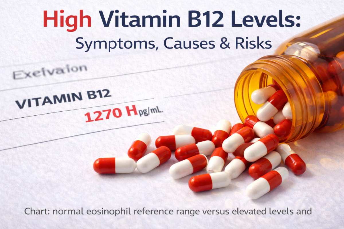 High Vitamin B12 Levels: Symptoms, Causes & Risks