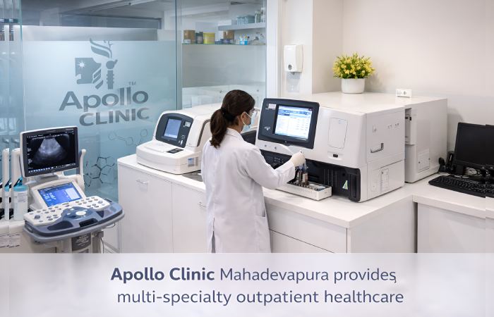 Apollo Clinic Mahadevapura diagnostic lab services