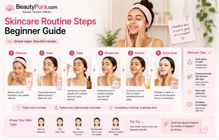 beautypura com skincare routine steps beginner guide