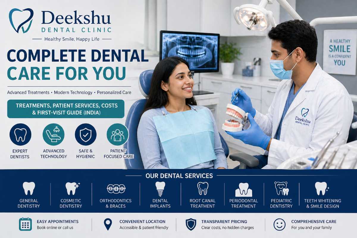 Deekshu Dental Clinic: Treatments, Patient Services, Costs & First-Visit Guide (India)