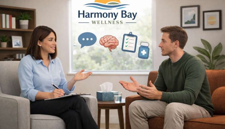 Harmony Bay Wellness outpatient mental health therapy services overview