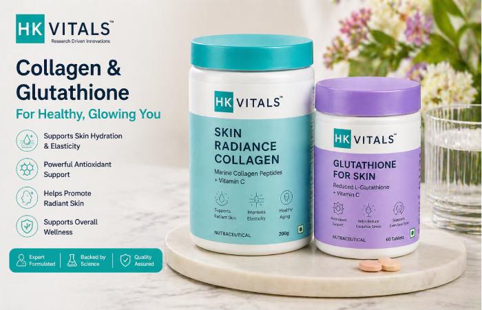 hkvitals collagen glutathione supplements india