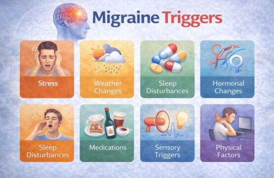 migraine triggers list medical causes overview chart