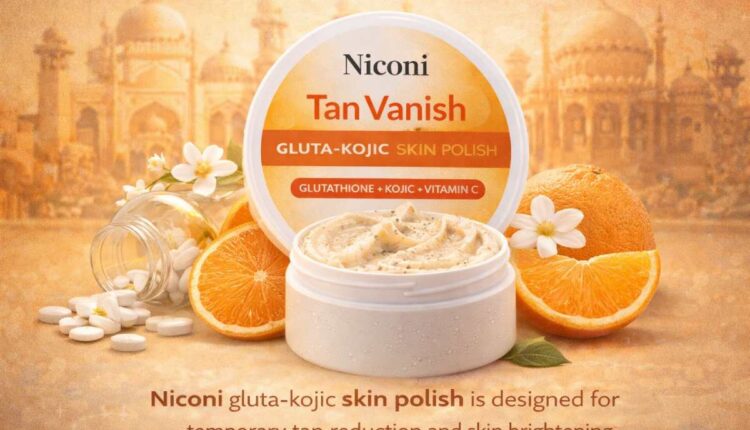 niconi tan vanish gluta kojic skin polish India tan removal treatment