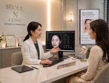 Seoul aesthetic dermatology clinic consultation environment example