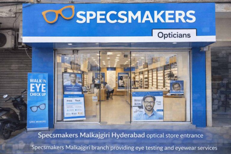 Specsmakers Malkajgiri Hyderabad optical store entrance