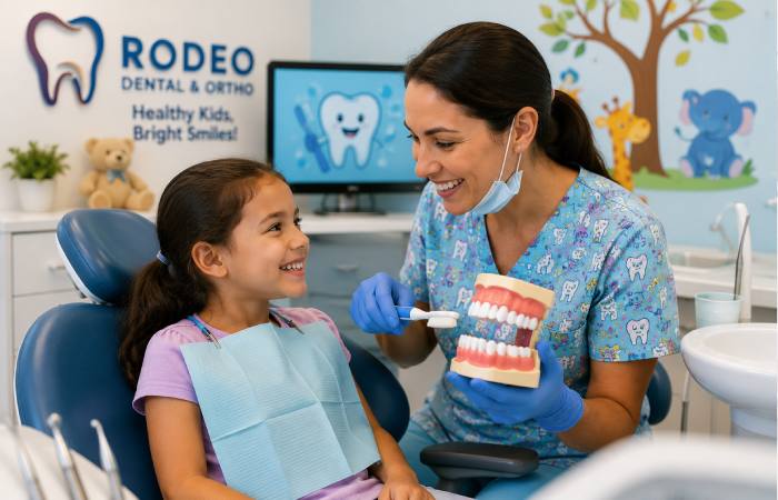 children dental healthcare and pediatric dentistry consultation