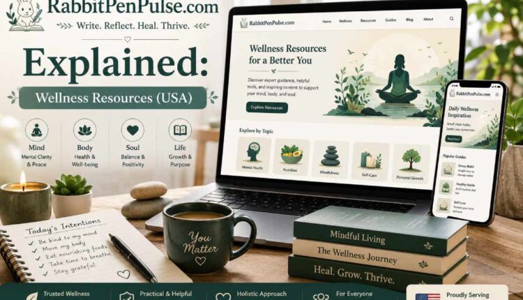 RabbitPenPulse.com Explained: Wellness Resources (USA)