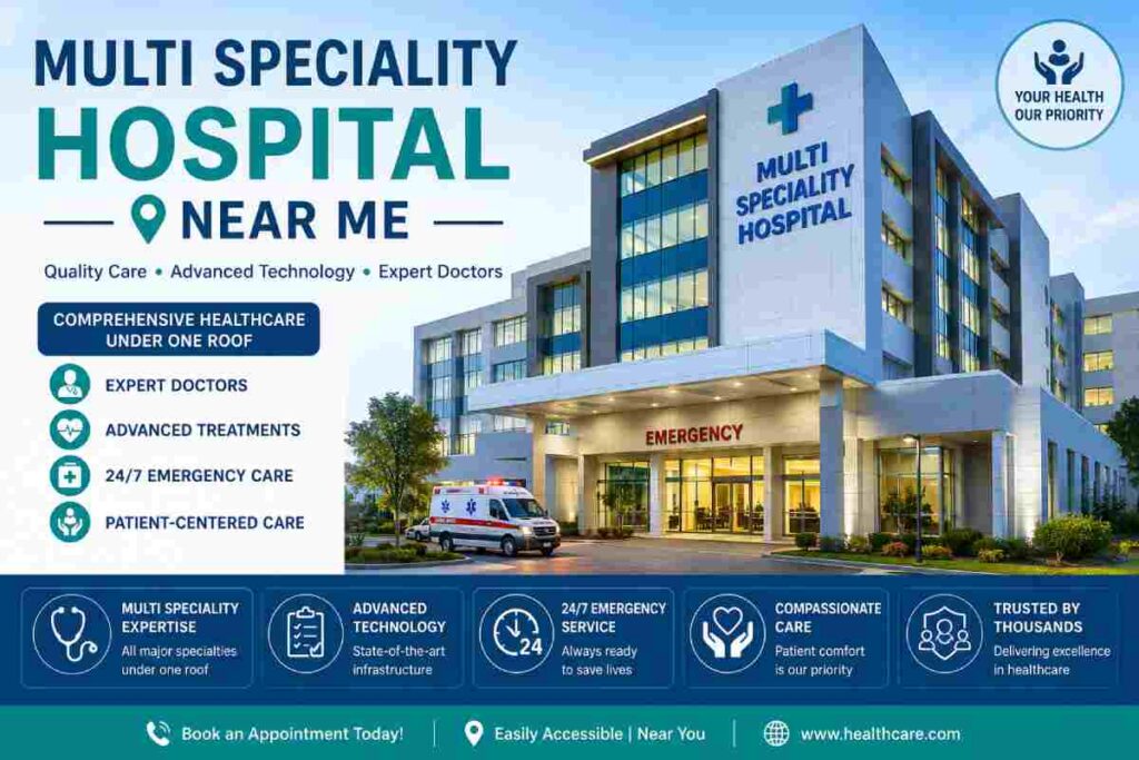 multi speciality hospital near me: Complete Guide to Choosing the Best Hospital