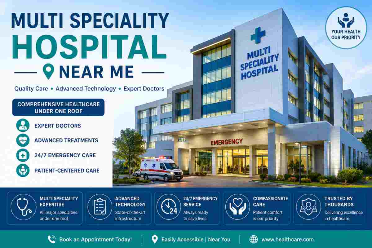 multi speciality hospital near me