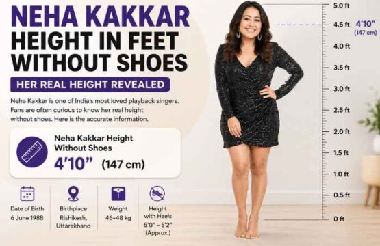 neha kakkar height in feet without shoes