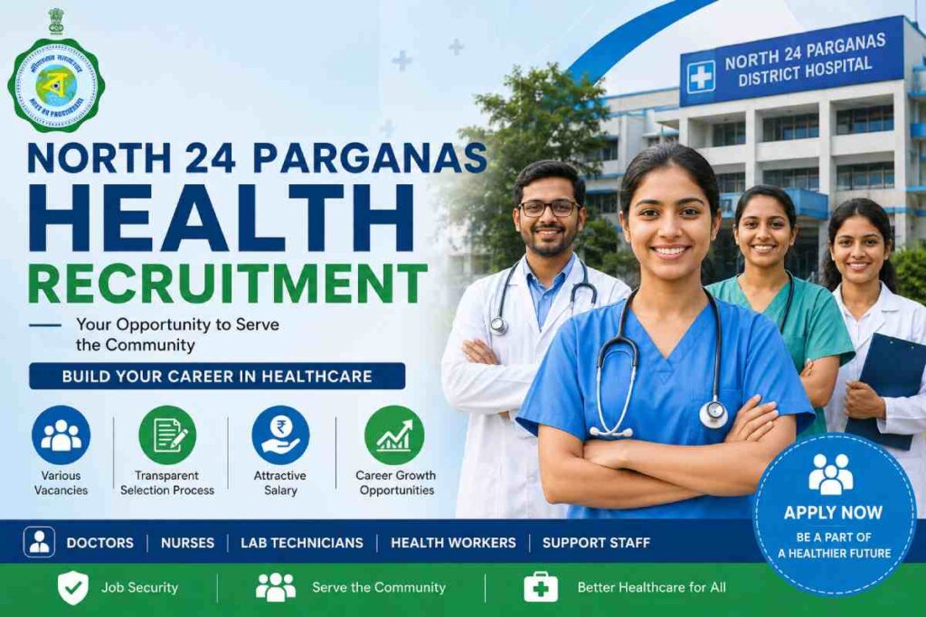 north 24 parganas health recruitment: Eligibility, Salary & Apply Online Guide